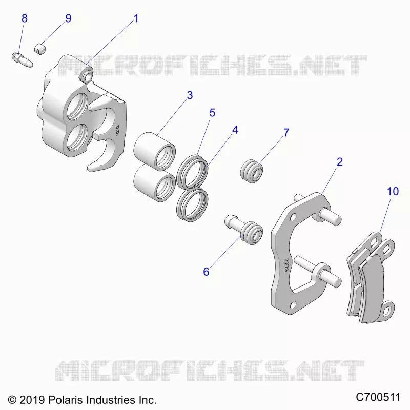 BRAKES, ETRIER DE FREIN ARRIERE