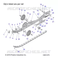 SUSPENSION, RAIL, LH/RH