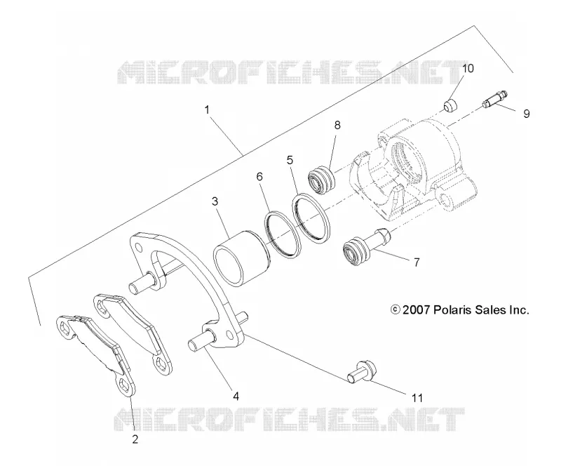 FREIN ARRIERE CALIPER