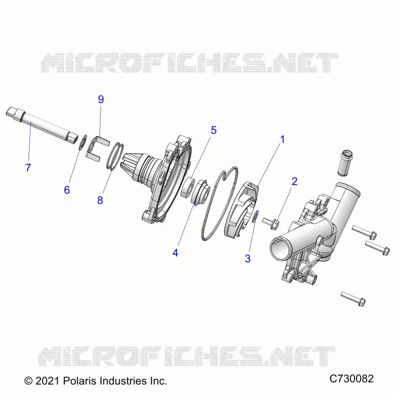 REFROIDISSEMENT, WATERPUMP ASSEMBLY
