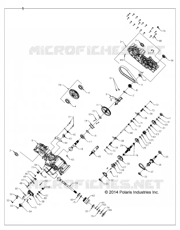 SYSTÈME DE TRANSMISSION, PONT PRINCIPAL