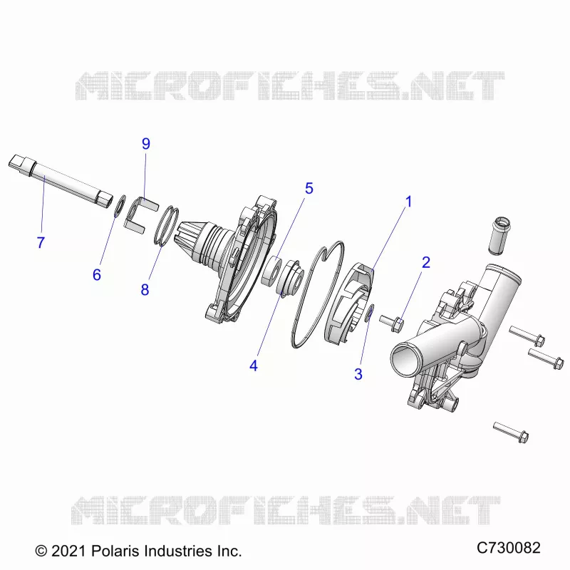 MOTEUR, WATERPUMP ASSEMBLY