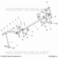 SUSPENSION, FRONT BARRE STABILISATRICE