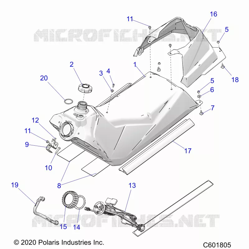 SYSTÃˆME D'ALIMENTATION, FUEL TANK ASM.