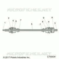 SYSTEME DE TRANSMISSION, FRONT HALF SHAFT