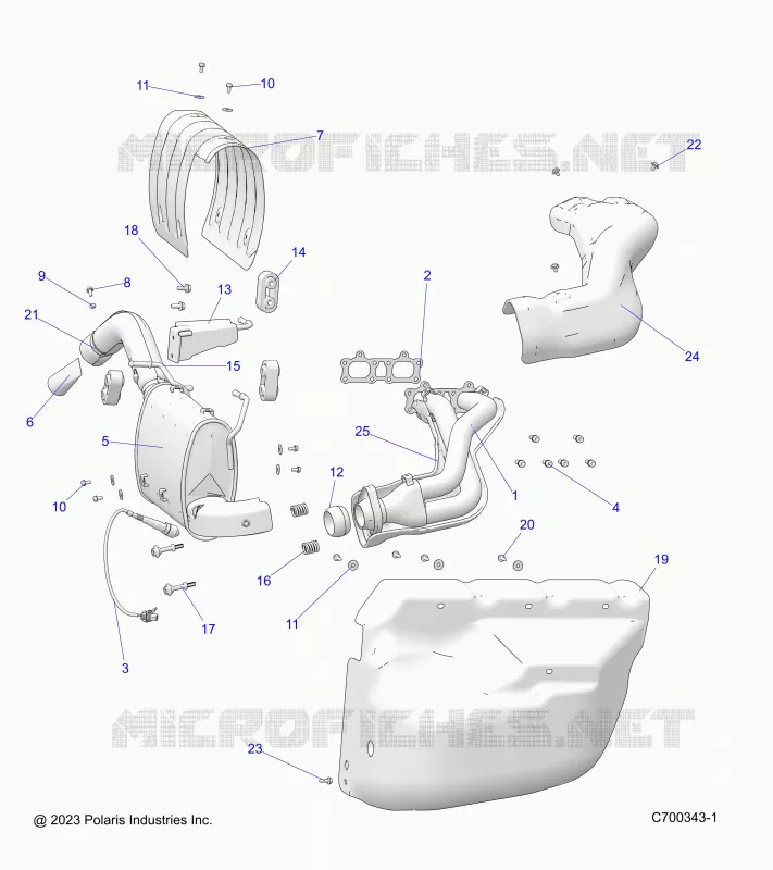 ENGINE, ECHAPPEMENT