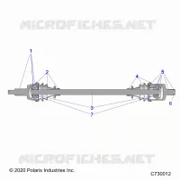 SYSTÃˆME DE TRANSMISSION, FRONT HALF SHAFT