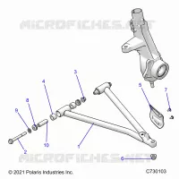 SUSPENSION, A-ARM AND SUPPORT MOUNTING