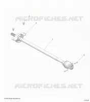 SYSTÃˆME DE TRANSMISSION, FRONT PROP SHAFT