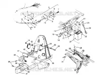 ELECTRICITE/FEU ARRIERE ASSEMBLY  2X4 400L W957540 (4930093009C005)