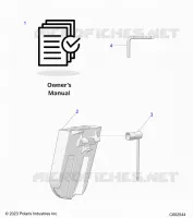 REFERENCES, TOOLS, BELT HOLDER, AND MANUEL DU PROPRIETAIRE
