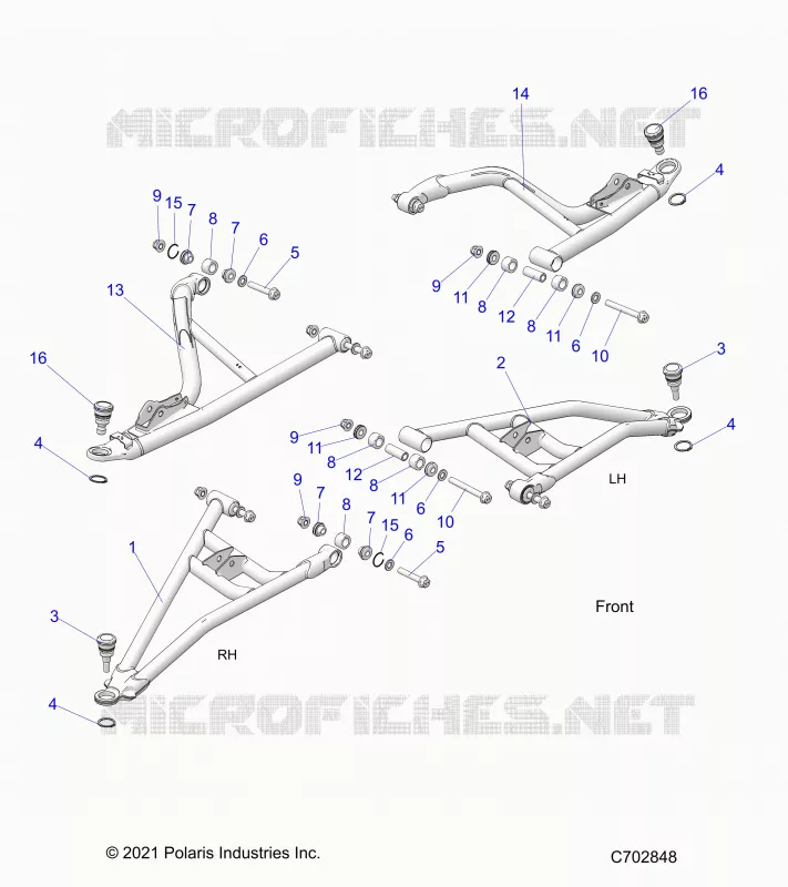 SUSPENSION AVANT CONTROL ARMS