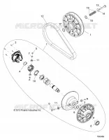 SYSTÈME DE TRANSMISSION, SECONDARY CLUTCH