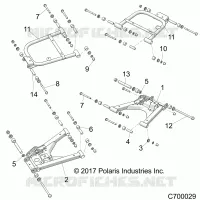 SUSPENSION ARRIERE CONTROL ARMS