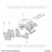 BRAKES, ETRIER DE FREIN AVANT
