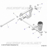 BRAKES, PEDAL AND MAITRE CYLINDRE MOUNTING