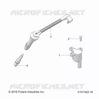 ELECTRICITE, IGNITION COIL, WIRE AND SPARK PLUG