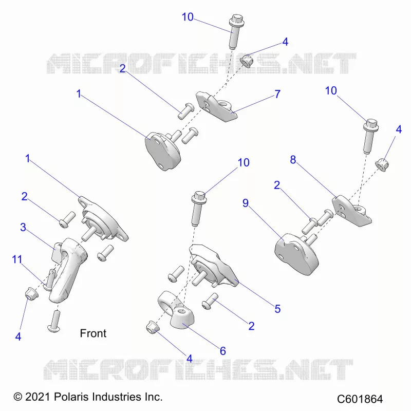 MOTEUR, MOUNTING & LONG BLOCK