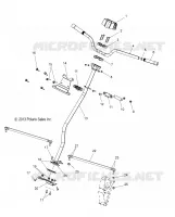 DIRECTION, H-BAR, DIRECTION POST, TIE ROD