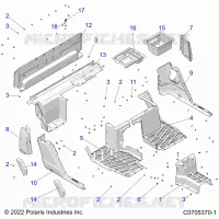 PLANCHER, REAR