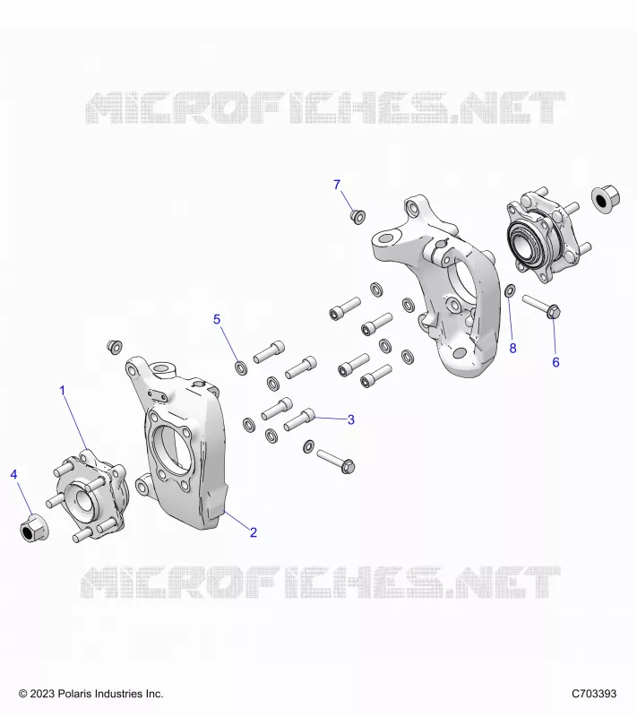 SUSPENSION AVANT CARRIER AND HUB