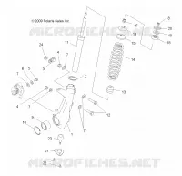 SUSPENSION, JAMBE DE FORCE AVANT