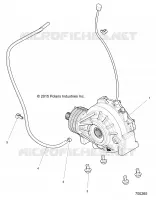 DRIVE TRAIN, FRONT SUPPORT PONT