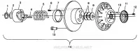 EMBRAYAGE DE TRANSMISSION WIDETRAK LX 0982065 AND EUROPEAN WIDETRAK LX E982065 (4943884388C001)