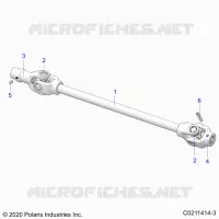 SYSTÃˆME DE TRANSMISSION, FRONT PROP SHAFT