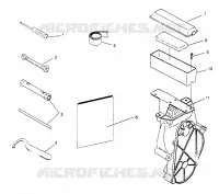 OUTILS  500 EFI 0952774, EFI SKS 0952574,   EFI SKS PT 0952974, and EUROP (4929052905C009)