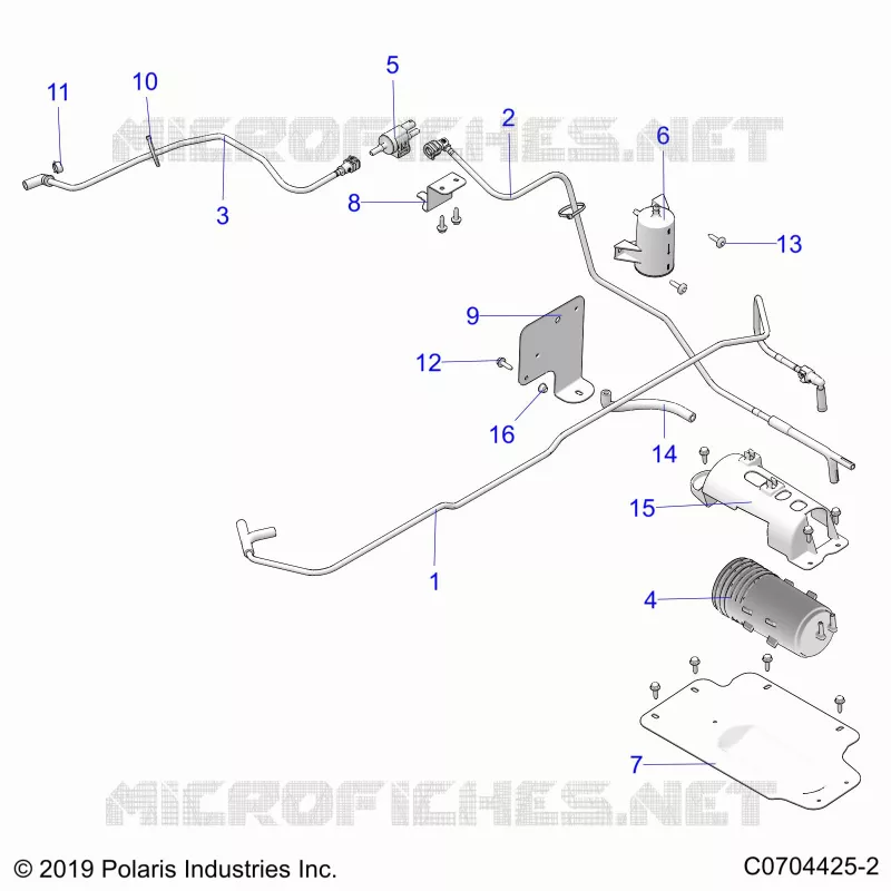 SYSTÃˆME D'ALIMENTATION, FUEL TANK EVAP, CANISTER AND LINES