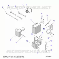 ELECTRICITE, BATTERY AND CABLES