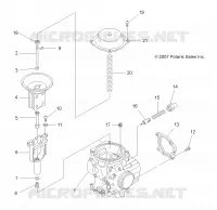 MOTEUR, CARBURATEUR UPPER