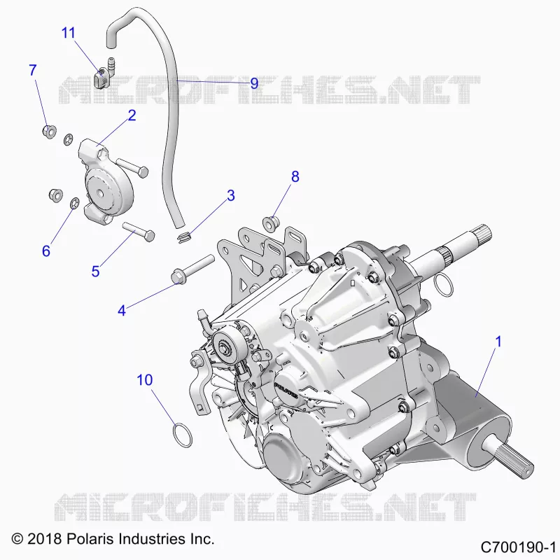 SYSTÃˆME DE TRANSMISSION, MAIN GEARCASE MOUNTING