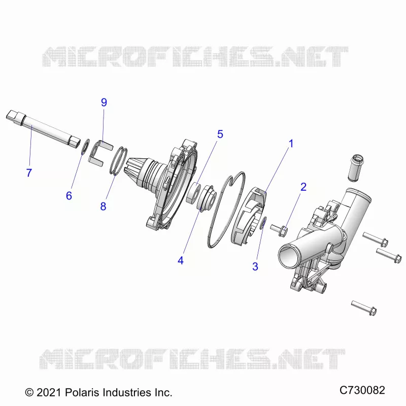 MOTEUR, WATERPUMP ASSEMBLY