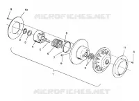 EMBRAYAGE DE TRANSMISSION ASSEMBLY 440 / 0930760 AND 440 SKS / 0930560 (4922932293024A)