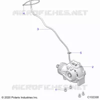 SYSTÃˆME DE TRANSMISSION, GEARCASE MOUNTING, FRONT