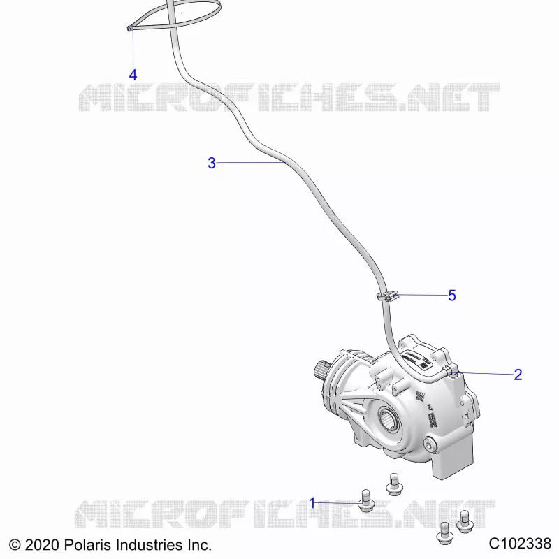 SYSTÃˆME DE TRANSMISSION, GEARCASE MOUNTING, FRONT