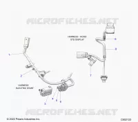 ELECTRICITE, WIRE HARNESS, HOOD, ELEC. START