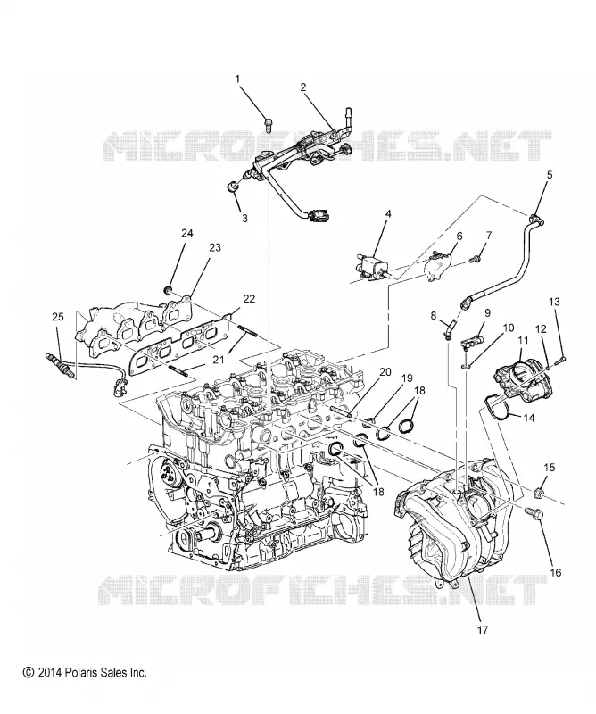 ENGINE, COLLECTEURS, AND FUEL RELATED PARTS