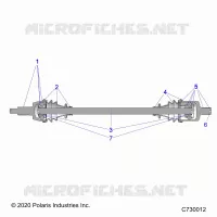 SYSTÃˆME DE TRANSMISSION, FRONT HALF SHAFT