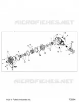 SYSTÃˆME DE TRANSMISSION, FRONT GEARCASE INTERNALS