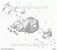 ENGINE, PRISE D'AIR MANIFOLD