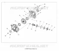SYSTÈME DE TRANSMISSION, PONT ARRIERE INTERNALS