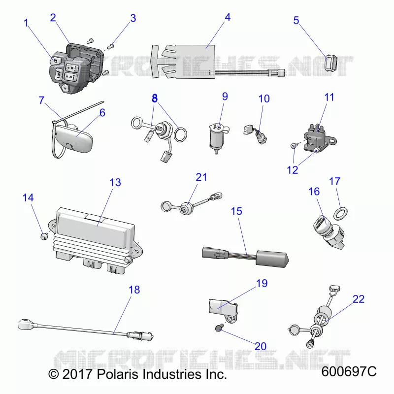 ELECTRICITE, SWITCHES, SENSORS AND COMPONENTS