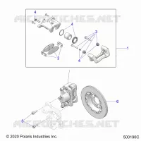 BRAKES, ETRIER DE FREIN AVANT