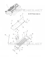 CHASSIS, PROTECTION D'EMBRAYAGE AND COVER