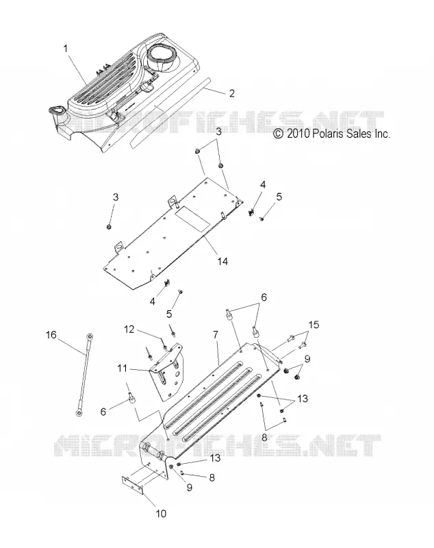 CHASSIS, PROTECTION D'EMBRAYAGE AND COVER