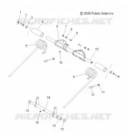 SUSPENSION, BRAS DE SUSPENSION ARRIERE AND PIVOT ARM