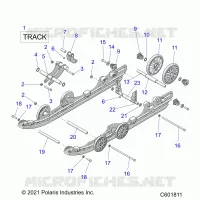 SUSPENSION ARRIERE AND TRACK